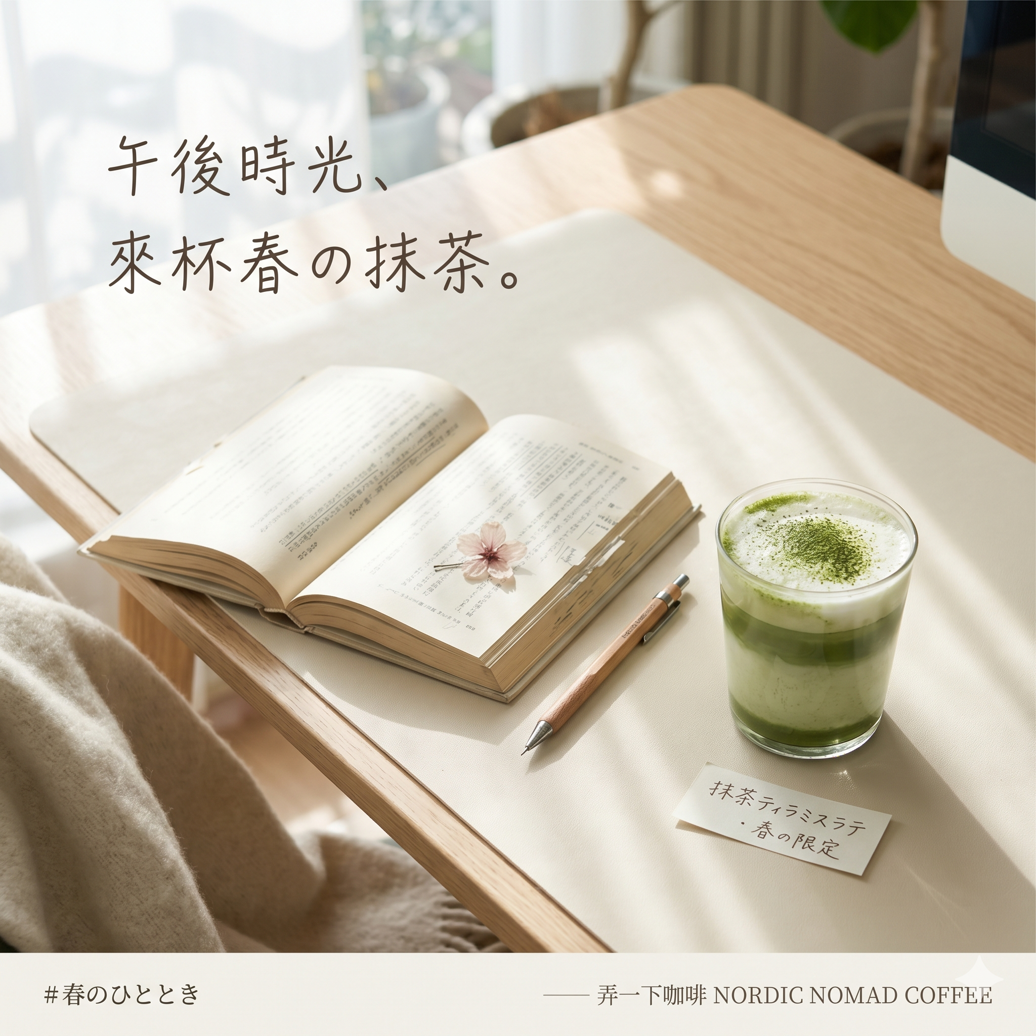 H 生活版示範｜午後窗邊書桌情境